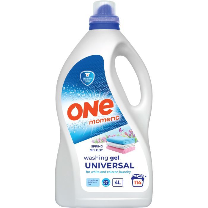 Гель для стирки One Moment Universal Spring Melody 4 л (4820096036877)