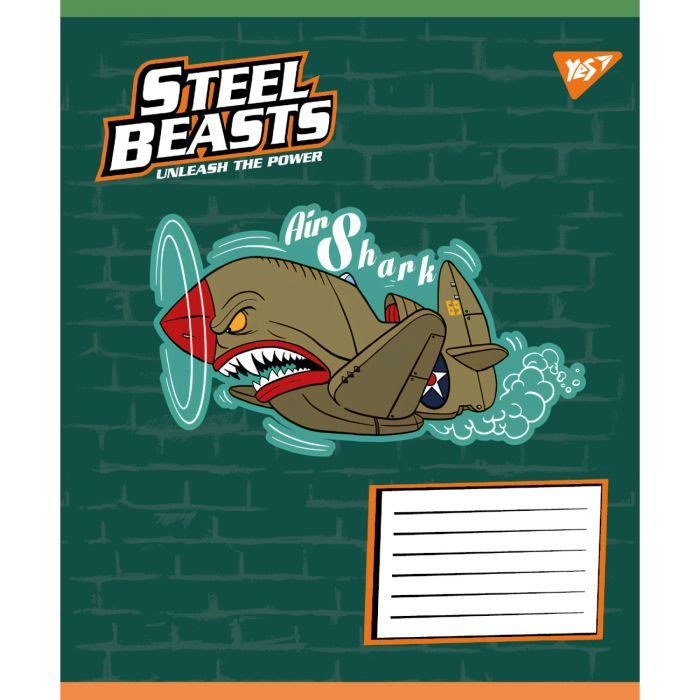 Тетрадь Yes Steel Beasts А5 12 листов линия (767710) изображение 4