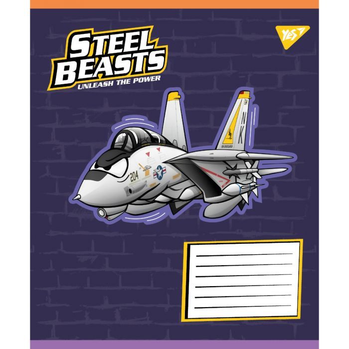 Тетрадь Yes Steel Beasts А5 12 листов линия (767710) изображение 5