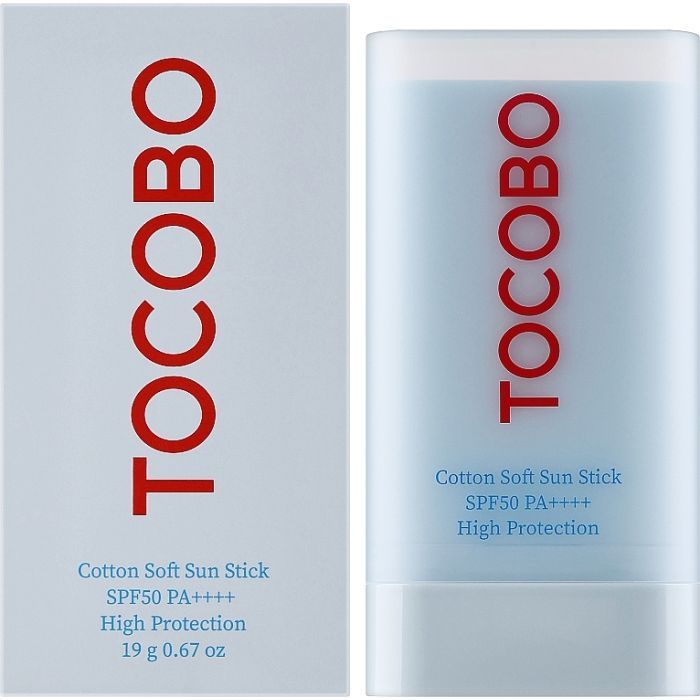 Средство от загара Tocobo Cotton Soft Sun Stick SPF50+ PA++++ 19 г (8809835060041) изображение 2