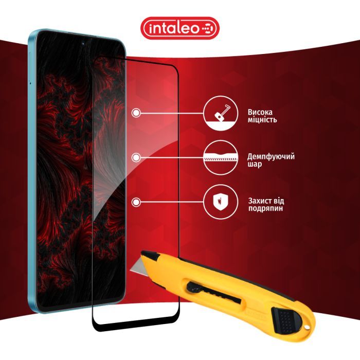 Скло захисне Intaleo Full Glue Honor X8A Black (1283126591174) зображення 5