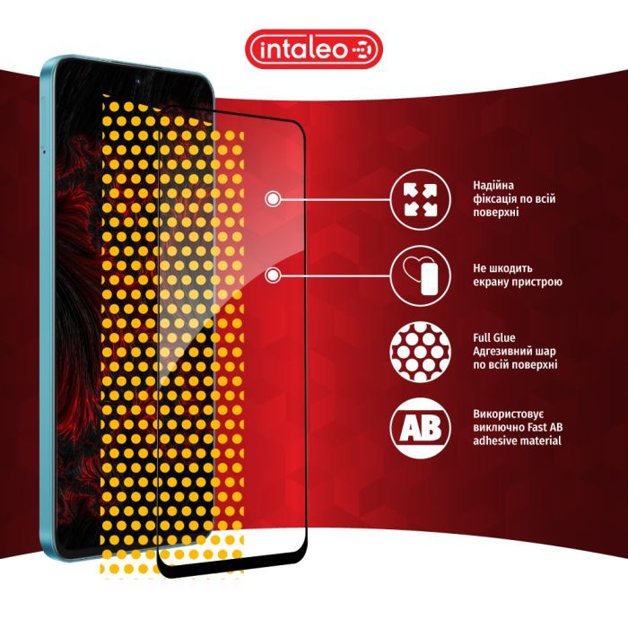 Скло захисне Intaleo Full Glue Honor X8A Black (1283126591174) зображення 7
