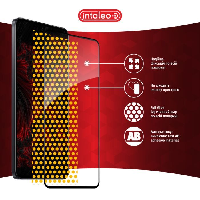 Стекло защитное Intaleo Full Glue Xiaomi 13T Pro Black (1283126582622) изображение 7