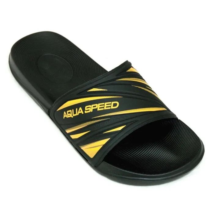 Шлепанцы Aqua Speed Idaho 514-18 чорний, жовтий 42 (5908217668196) изображение 2