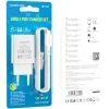 Зарядное устройство BOROFONE BA68A Glacier USB + cable USB to Lightning 10.5W White (6974443385694) изображение 3