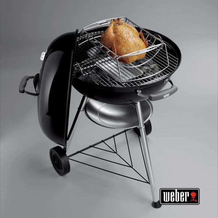 Гриль-барбекю Weber Compact Kettle 57 см Black (1321004) зображення 11