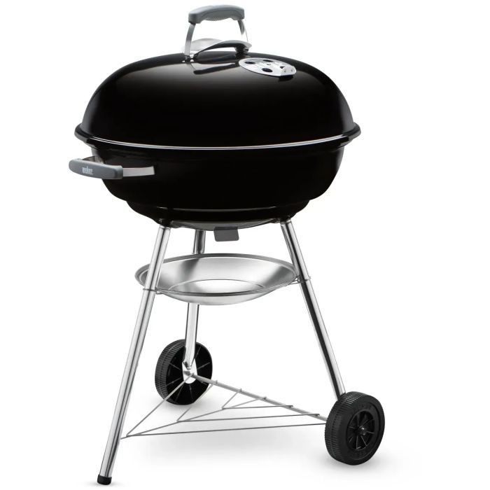 Гриль-барбекю Weber Compact Kettle 57 см Black (1321004) зображення 3