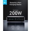 Зарядное устройство Anker GaNPrime 200W 4xUSB-C PD + 2xUSB-A Black (A2683341) изображение 4