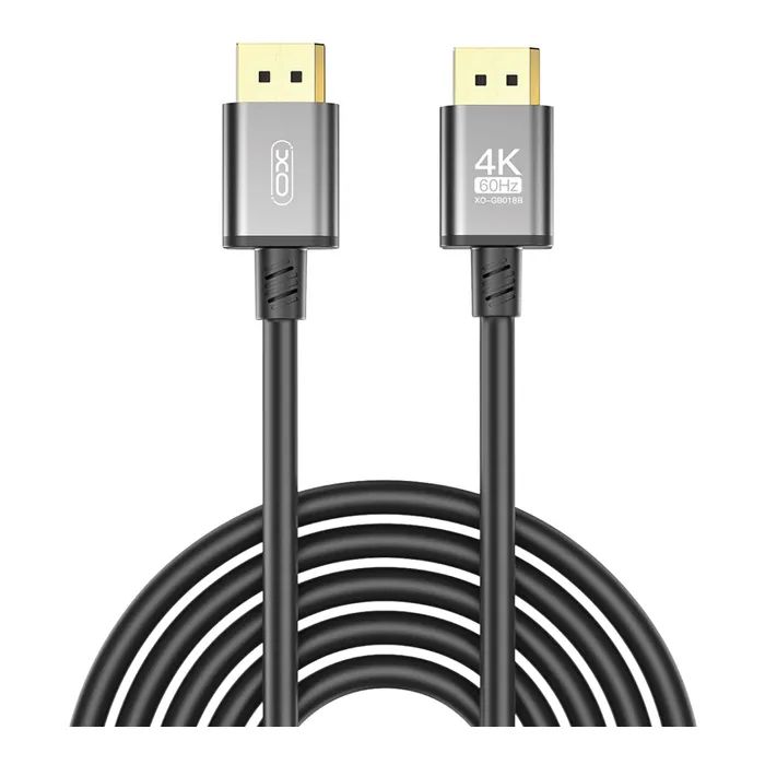Кабель мультимедийный DisplayPort to DisplayPort 5.0m v1.2 tranish XO (GB018B-DP.tranish)