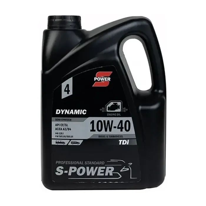 Моторное масло S-POWER DYNAMIC TDi 10W-40 4л