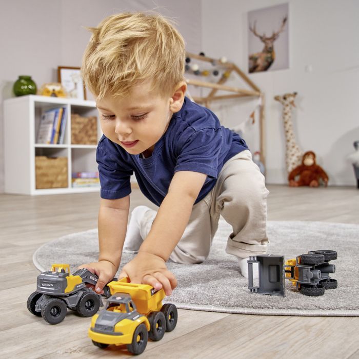 Спецтехника Dickie Toys Вольво. Автоконструктор, 3 машины (3722015) изображение 5