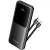 Батарея універсальна Vention 10000mAh 22.5W 3A PD, Built-in USB-C+Lightning Cables, Black (FHOB0)