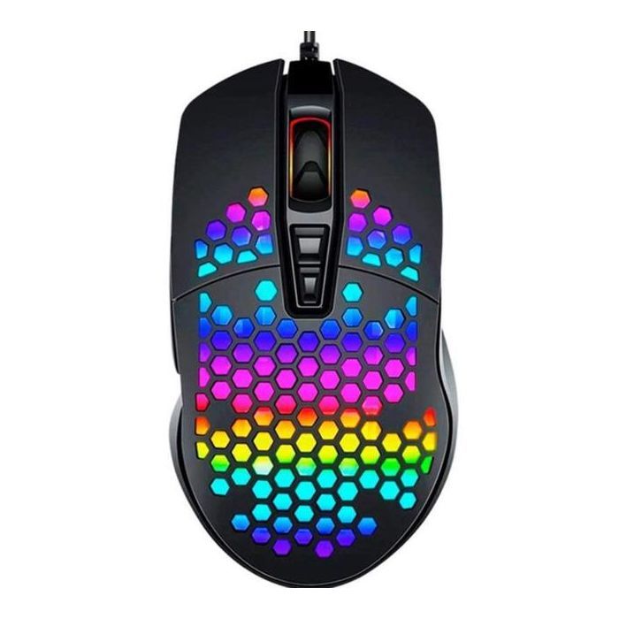 Мышка XO M4 4000 DPI RGB USB Black (XO-M4-BK)