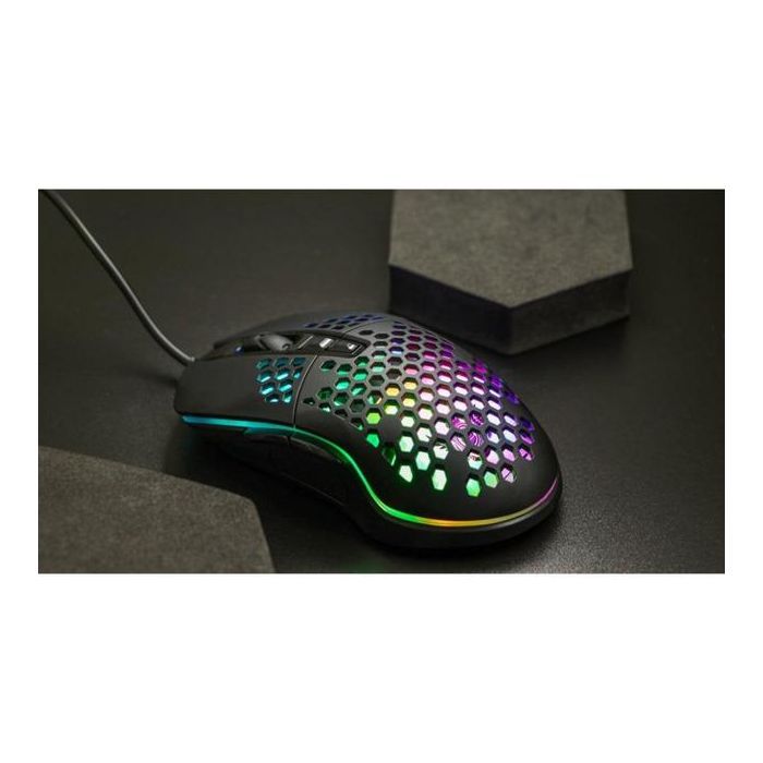 Мышка XO M4 4000 DPI RGB USB Black (XO-M4-BK) изображение 7
