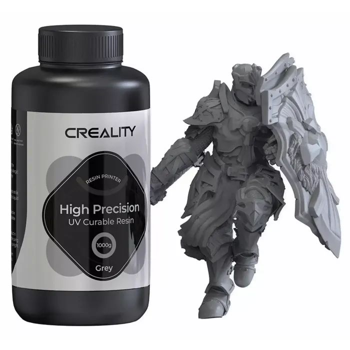 Фотополимерная смола Creality Resin, LCD 8K High Precision 1кг, gray (3302190003)