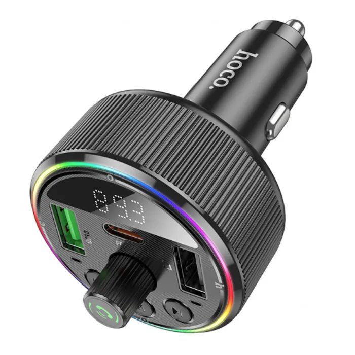FM модулятор HOCO E82, Black, Box изображение 4