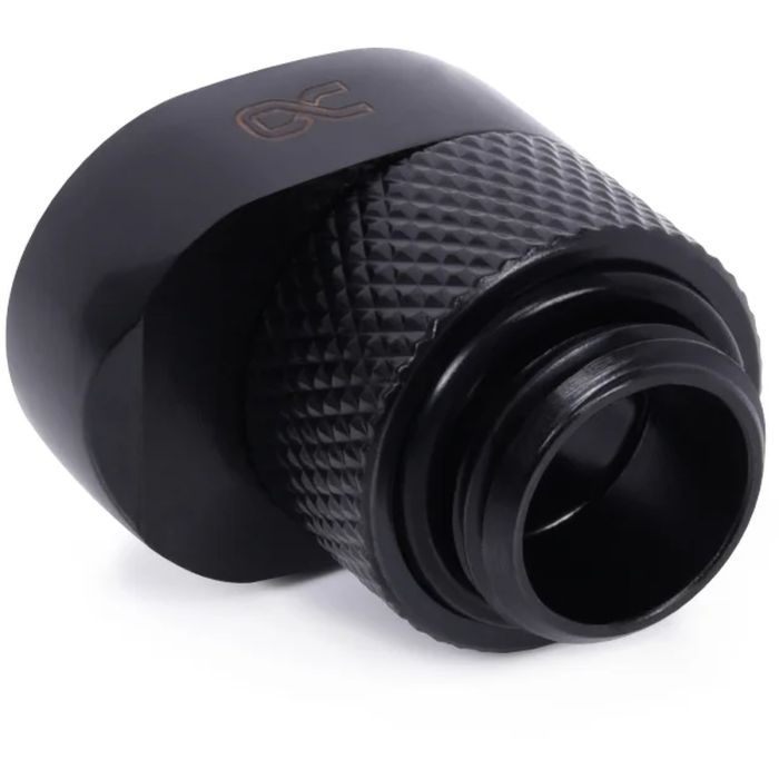 Фитинг для СЖО Alphacool Eiszapfen 8mm off set fitting rotatable - black (17604) изображение 2