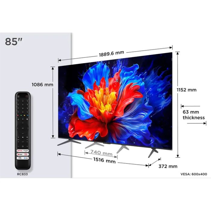 Телевизор TCL 85P8K изображение 9