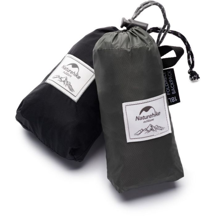 Рюкзак туристический Naturehike Ultralight NH17A012-B, 18 л, чорний (6927595718674) изображение 2