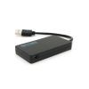 Концентратор Voltronic USB 3.0 to 4xUSB 0.14m flat black (YT-3HF4/2TB) зображення 2