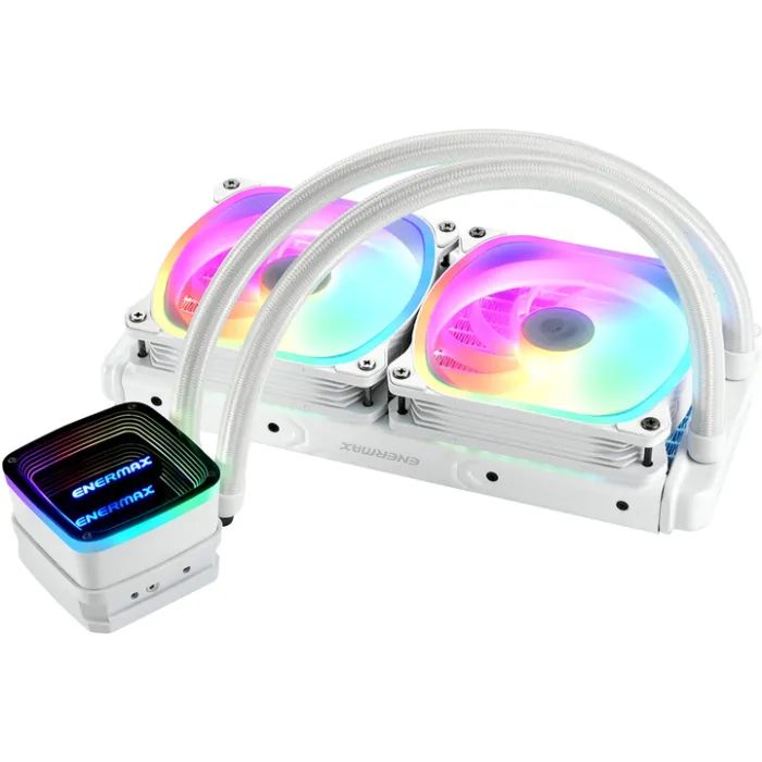 Система жидкостного охлаждения Enermax Aquafusion 240 White (ELC-AQFA240-SQA-W) изображение 4