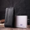 Гаманець ST Leather З натуральної шкіри Чорний (22529) зображення 10