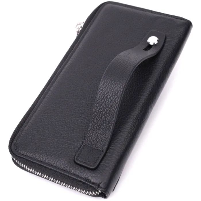 Гаманець ST Leather З натуральної шкіри Чорний (22529) зображення 2