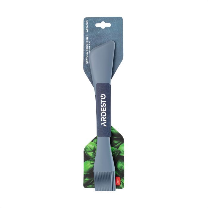Кисточка кулинарная Ardesto Gemini 2 в 1 силікон, синій (AR2460B) изображение 5