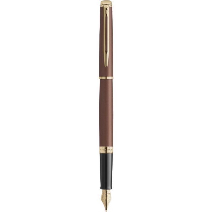 Ручка пір'яна Waterman HEMISPHERE Metallic Copper Red GT  FP F (12 092)