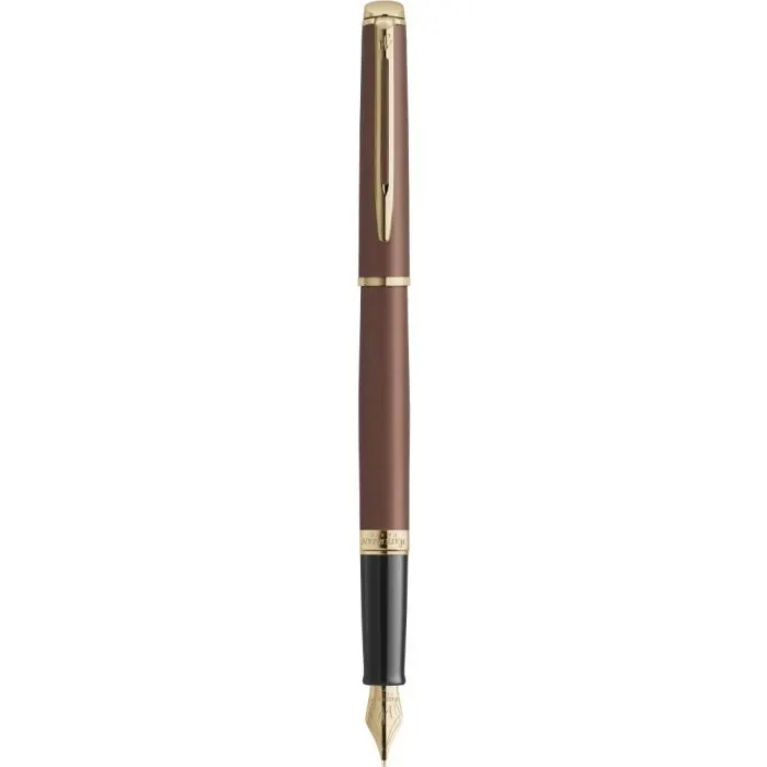 Ручка пір'яна Waterman HEMISPHERE Metallic Copper Red GT  FP F (12 092)