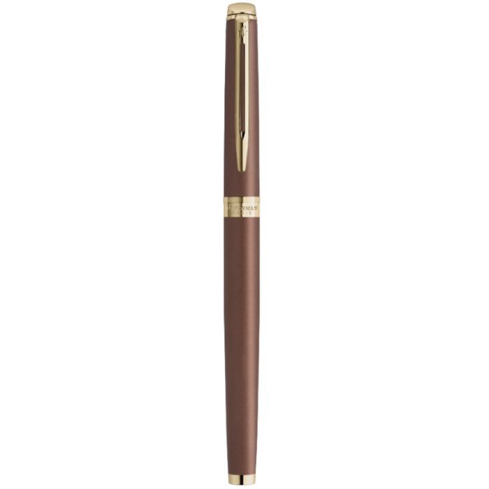 Ручка пір'яна Waterman HEMISPHERE Metallic Copper Red GT  FP F (12 092) зображення 2