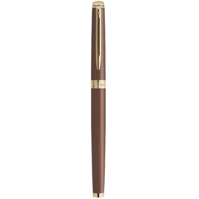 Ручка пір'яна Waterman HEMISPHERE Metallic Copper Red GT  FP F (12 092) зображення 2
