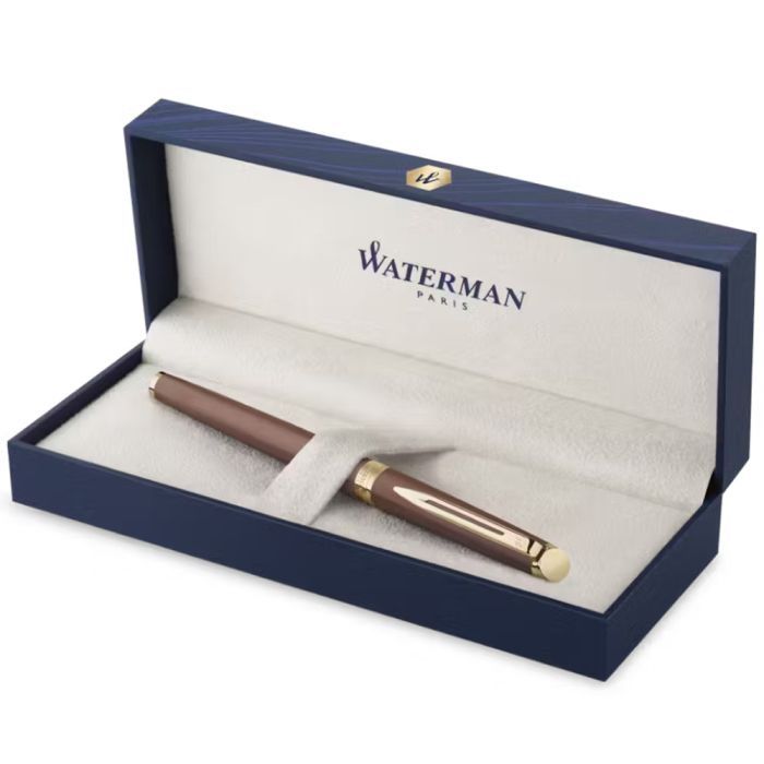 Ручка пір'яна Waterman HEMISPHERE Metallic Copper Red GT  FP F (12 092) зображення 4