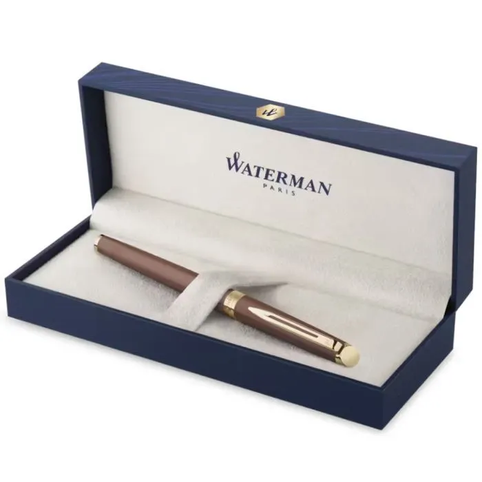 Ручка пір'яна Waterman HEMISPHERE Metallic Copper Red GT  FP F (12 092) зображення 4
