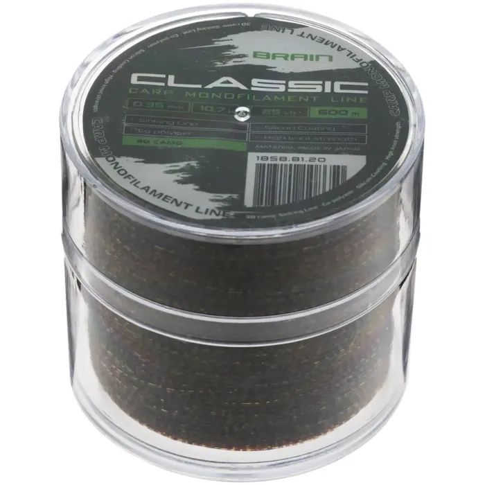 Волосінь Brain Classic Carp Line 3D (camo) 600m 0.35mm 25lb 10.7kg (1858.81.20) зображення 2