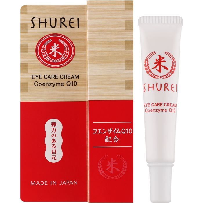 Крем для кожи вокруг глаз Shurei Facial Care Cream Coenzyme Q10 15 г (4955814707941) изображение 2