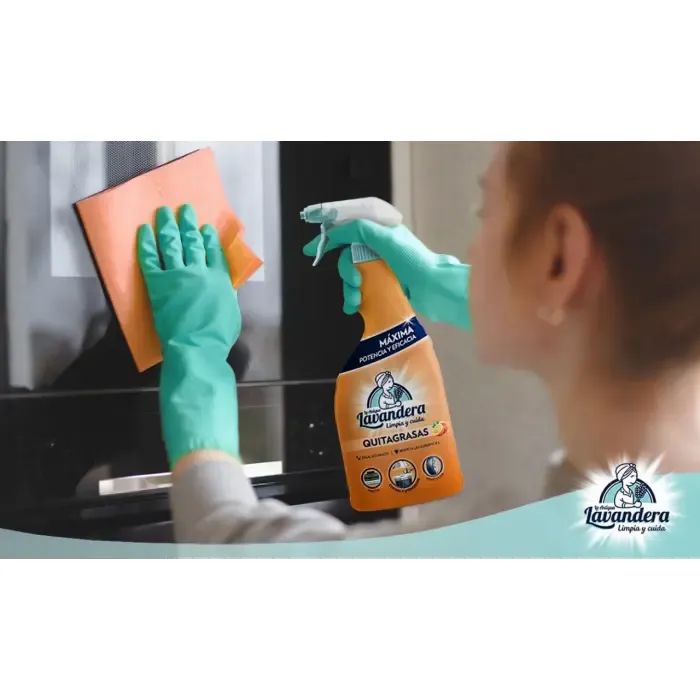 Спрей для чистки кухни La Antigua Lavandera Для удаления жира Цитрус 750 мл (8437014202441) изображение 2