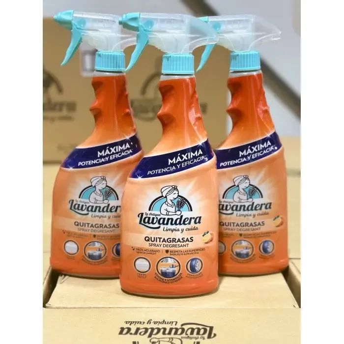 Спрей для чистки кухни La Antigua Lavandera Для удаления жира Цитрус 750 мл (8437014202441) изображение 3