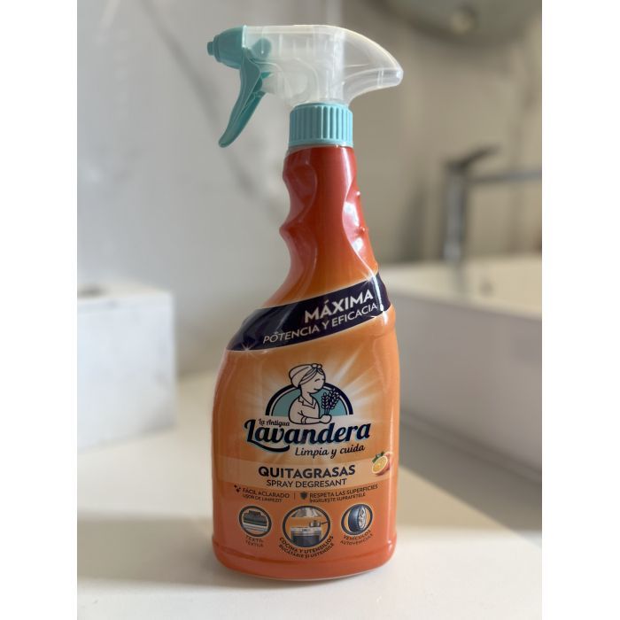 Спрей для чистки кухни La Antigua Lavandera Для удаления жира Цитрус 750 мл (8437014202441) изображение 4
