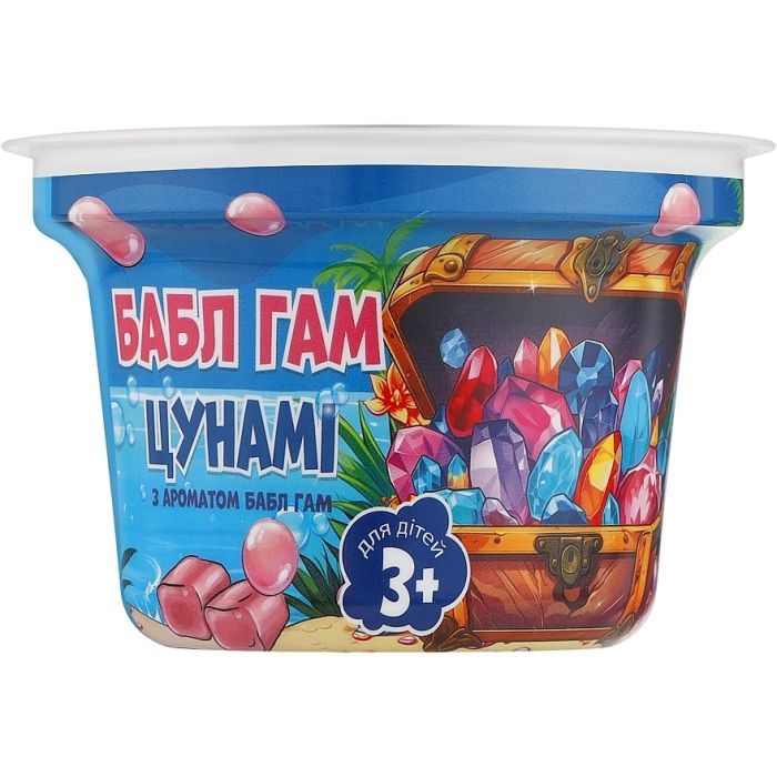 Сіль для ванн AquaShine Бабл гам Цунамі 200 г (4820240940975)