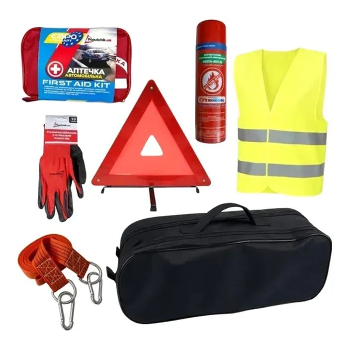 Набор техпомощи Poputchik Євростандарт з ВВПА Кросовер чорний (01-227-IS)