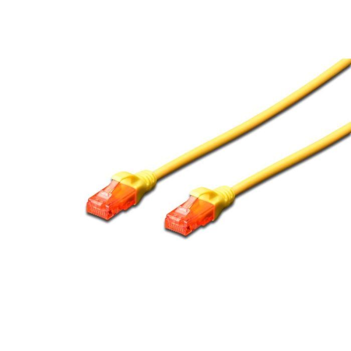 Патч-корд 2м, UTP, cat.6, CCA, AWG 26/7, PVC, yellow Digitus (DK-1612-020/Y)