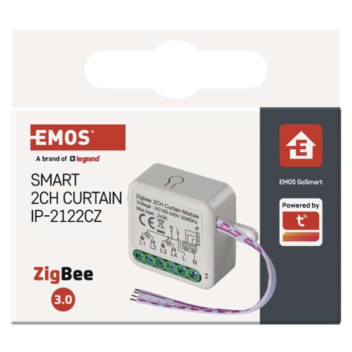 Модуль управления умным домом EMOS H5110 Smart Motor Control ZigBee 3.0 Dual-Channel (H5110) изображение 8