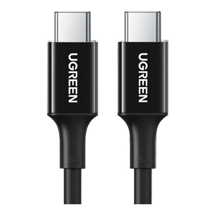 Дата кабель USB-C to USB-C 1.5m 5A 100W US300 black UGREEN (20528)