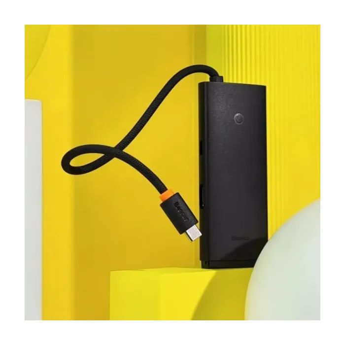 Концентратор Baseus USB-C 5-in-1 HDMI + 3xUSB 3.0 + PD black (WKQX040001) изображение 7