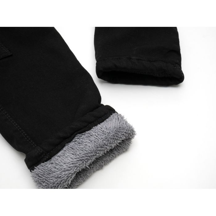 Джинсы детские Sercino утепленные (12532-122B-black) изображение 6