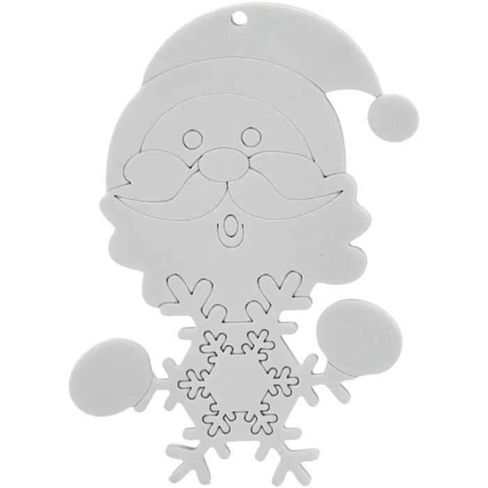 Елочная игрушка Chomik Комплект прикрас для розфарбовування 3 шт 10см та флома (5900779878952_1) изображение 2