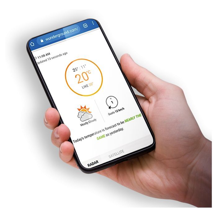 Метеостанція Sencor SWS10500WIFI зображення 11