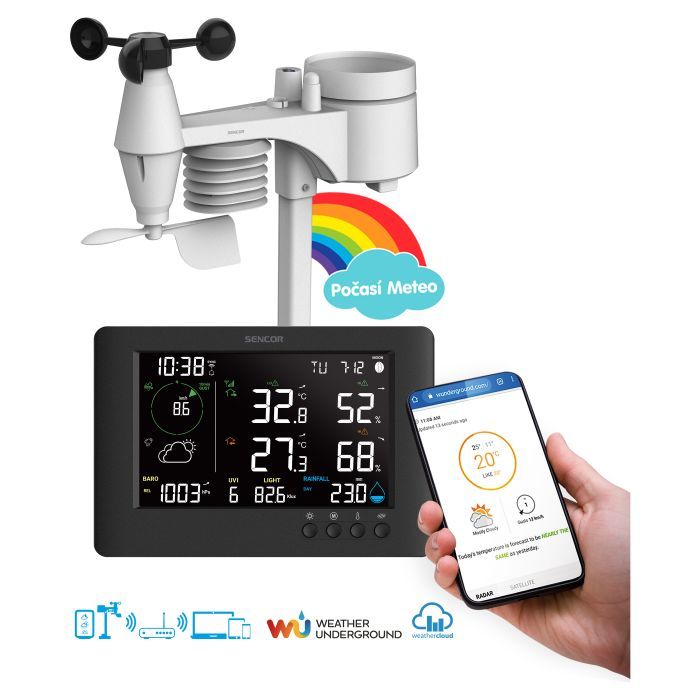 Метеостанція Sencor SWS10500WIFI зображення 6