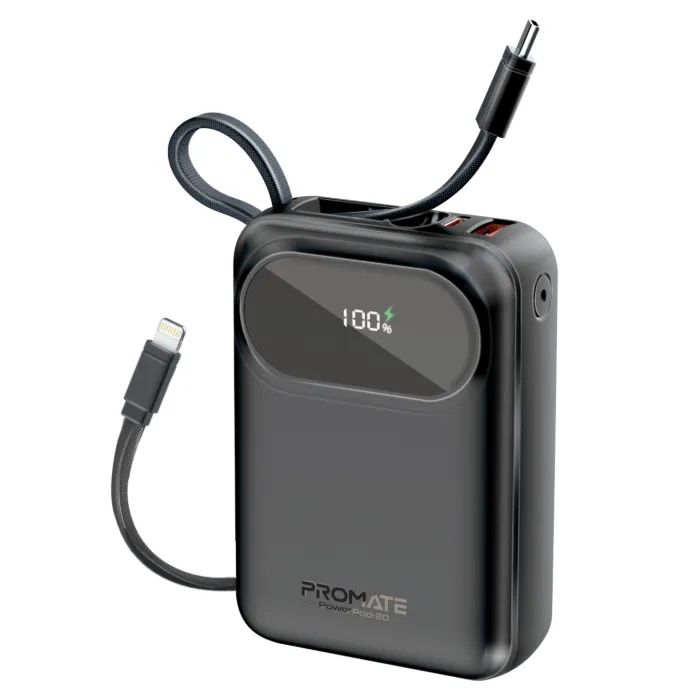 Батарея универсальная Promate 20000mAh PD/35W (powerpod-20.black)